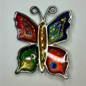 Yossi Steinburg butterfly brooch